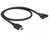 DeLOCK 85463 HDMI kábel 0,5 M HDMI A-típus (Standard) Fekete