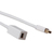 ACT AK3958 DisplayPort-Kabel 3 m Mini DisplayPort Weiß