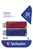 Verbatim Slider - USB-Stick - 2x32 GB, Blau, Rot