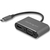 StarTech.com USB-C naar VGA en HDMI adapter 2-in-1 4K 30Hz space grijs