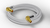 Wentronic 70411 coax-kabel 1 m Coaxiaal Wit
