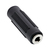 InLine 99306 tussenstuk voor kabels 3.5mm jack female 3.5mm Zwart