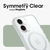 OtterBox Symmetry Series Clear pour MagSafe pour Apple iPhone 16, Transparente