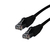 Videk Cat6 Booted UTP RJ45 to RJ45 Patch Cable Black 2Mtr