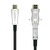 AISENS Cable HDMI V2.0 AOC Desmontable Premium Alta Velocidad / HEC 4k@60Hz 4:4:4 18Gbps, A/M-D/A/M, Negro, 40m