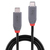 Lindy 36947 USB-kabel 0,8 m USB4 Gen 3x2 USB C Zwart