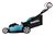 Makita DLM480Z lawn mower Push lawn mower Battery Black, Turquoise