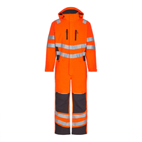 Safety Winteroverall - 2XL - Orange/Anthrazit Grau - Orange/Anthrazit Grau | 2XL: Detailansicht 1