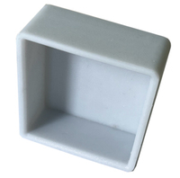 Endkappe für PV-Montageschiene, EPDM, 40x40x20mm, Farbe Silber-Grau