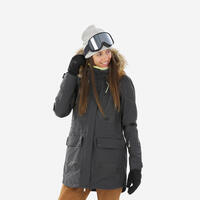 Women’s Snowboard Jacket Ziprotec Compatible - Snb 500 - Grey - UK16-18 / EU XL