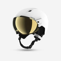 Pst 550 Adult Ski Helmet With Visor - White - L/59-62cm