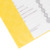 Oxford Hefthüllen für DIN A4, PP, Bast, gelb