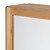 Relaxdays Wandregal mit Spiegel, Bambus, 2 halboffene Ablagen, 53x62x20 cm, Badezimmer, hängend, Spiegelschrank, natur