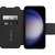 OtterBox Strada - Leder Flip Case - Samsung Galaxy S23 Shadow - Schwarz - ProPack (ohne Verpackung - nachhaltig) - Schutzhülle