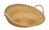 Korbschütte, rund Ø 46 cm, H: 18,5 cm , hellbeige