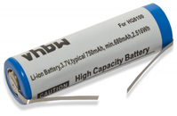 VHBW Battery for Philips HQ8100, 3.7V, Li-Ion, 750mAh