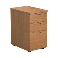 First Desk High Pedestal 3 Drawer 600mm Depth Nova Oak TESDHP3NO