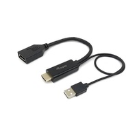 Equip Átalakító - 119039 (HDMI to DisplayPort, fekete)