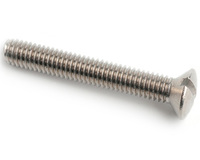M10 X 100 SLOT RAISED COUNTERSUNK MACHINE SCREW DIN 964 A2 STAINLESS STEEL