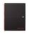 Black n Red A4 Plus Wirebound Hard Cover Notebook Ruled 140 Pages Matt Black/Red (Pack 5)