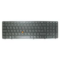 Keyboard (GERMAN) 690647-041, Keyboard, German, Keyboard backlit, HP, EliteBook 8570w Einbau Tastatur