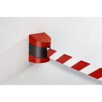 Tape barrier in a plastic housing