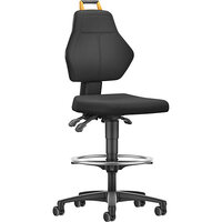 Obrotowe krzesło do pracy, czarne