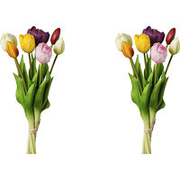 Tulipes, real touch, sept fleurs