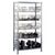 Wire mesh basket shelving unit, zinc plated