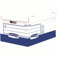 Klappdeckelbox Maxi Ultra Heavy Duty BxHxT 37,8x28,7x54,5cm weiß/blau