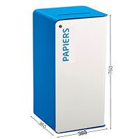 ECOPOST RSE 75L - PAPIERS