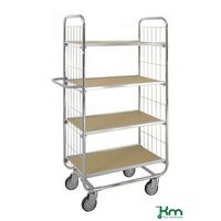 Kongamek ESD shelf trolleys - 4 shelves