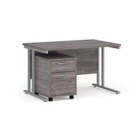 Express rectangular desk and pedestal drawer bundle