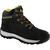 Nubuck leather hiker safety boots S1P SRC HRO - Black, size 7