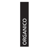 Etichetta adesiva raccolta differenziata - con stampa "ORGANICO" - 50 x 200 mm - vinile - bianco opaco - Medial International