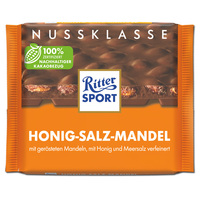 Ritter Sport Honig-Salz-Mandel, Schokolade, 100g Tafel