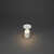 LED Akku-Tischleuchte & Kerzenhalter NANTES, IP54, 2200 / 2700K, mit Touch-Dimmer, weiß