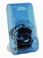 Dispensador de gafas protectoras Clearly Safe® Descripción Dispensador de gafas protectoras Clearly Safe® azul
