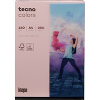 Kopierpapier tecno® colors, DIN A4, 160 g/m², Pack: 250 Blatt, hellrosa