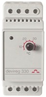 DEVI Thermostat Devireg 330 140f1072 +5/+45 Grad grau