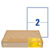 Versand-Etiketten, A4, 199,6 x 143,5 mm, 300 Bogen/600 Etiketten, weiß