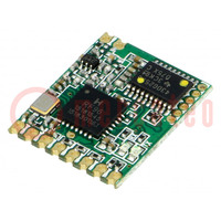 Module: transceiver; RF; FSK,GFSK,LoRa,OOK; 433.92MHz; RS232,UART