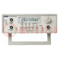Meter: frequency; LCD; Ch: 2; 0.001÷3000MHz; Interface: USB; Plug: EU
