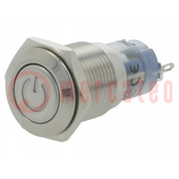 Switch: vandal resistant; Pos: 2; SPDT; 0.5A/220VAC; 1A/24VDC; IP40