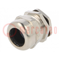 Cable gland; M25; 1.5; IP68; brass; Body plating: nickel; RRPL
