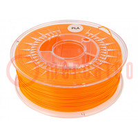 Filament: PLA; Ø: 1,75mm; orange (clair); 200÷235°C; 1kg