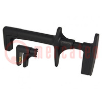 Clamp; Application: for contacting busbars; black; 32A