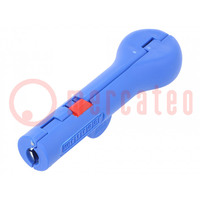 Stripping tool; Øcable: 8÷13mm; Wire: round; Tool length: 120mm