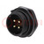 Socket; SP21; male; PIN: 4; IP68; 30A; soldering; 500V; 4mm2; -25÷85°C