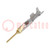 Contact; male; gold-plated; 30AWG; HR25; crimped; for cable; 1A